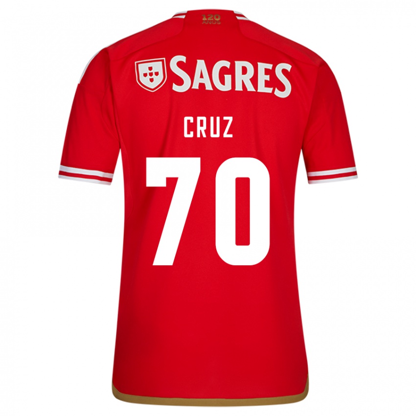 Barn Filipe Cruz #70 Rød Hjemmetrøye Drakt Trøye 2023/24 Skjorter T-Skjorte