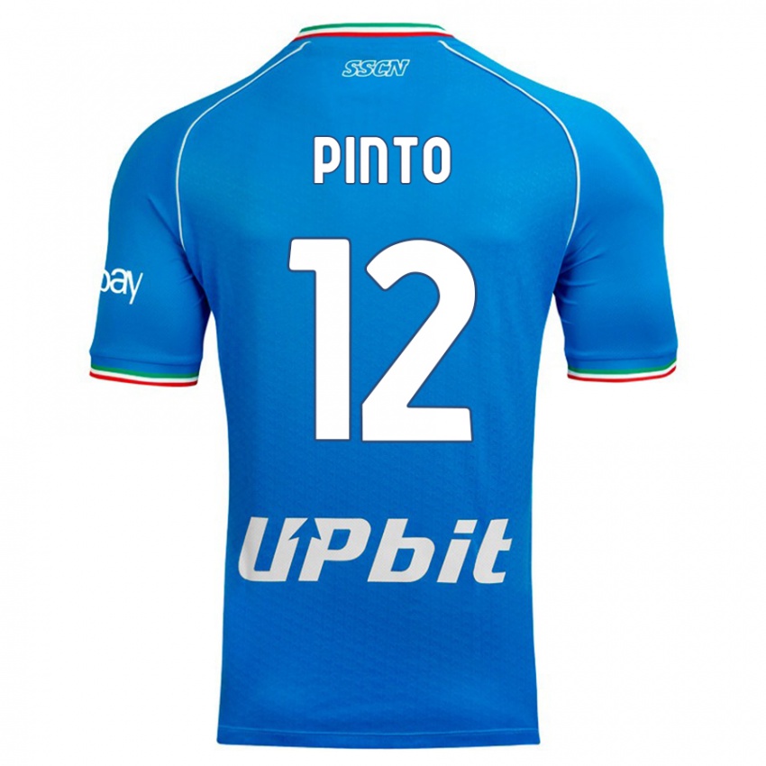 Barn Ciro Pinto #12 Himmelblå Hjemmetrøye Drakt Trøye 2023/24 Skjorter T-Skjorte