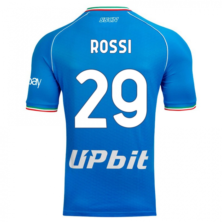 Barn Francesco Rossi #29 Himmelblå Hjemmetrøye Drakt Trøye 2023/24 Skjorter T-Skjorte