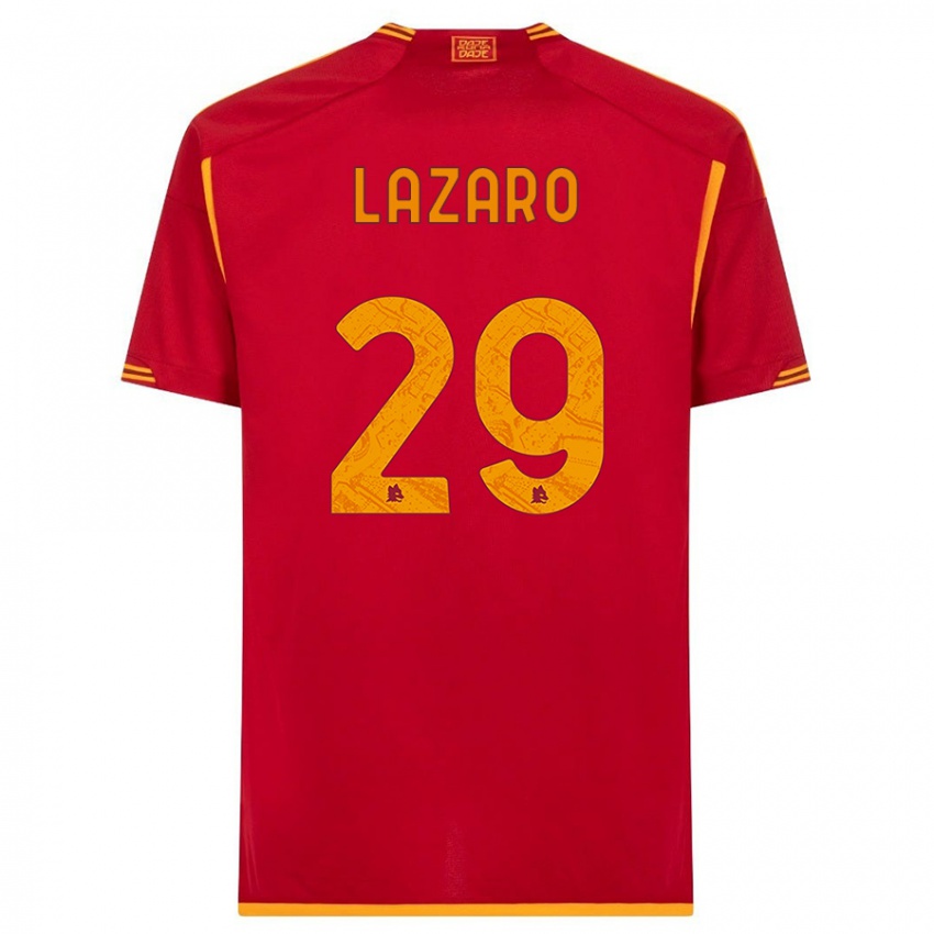 Barn Paloma Lazaro #29 Rød Hjemmetrøye Drakt Trøye 2023/24 Skjorter T-Skjorte
