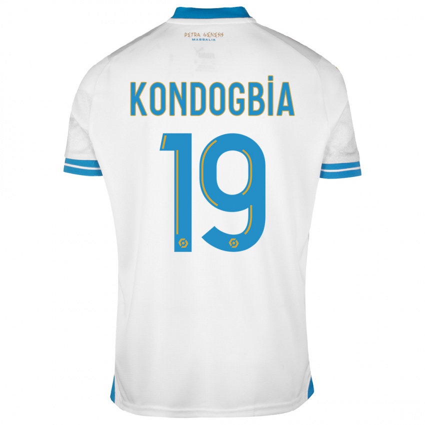 Barn Geoffrey Kondogbia #19 Hvit Hjemmetrøye Drakt Trøye 2023/24 Skjorter T-Skjorte