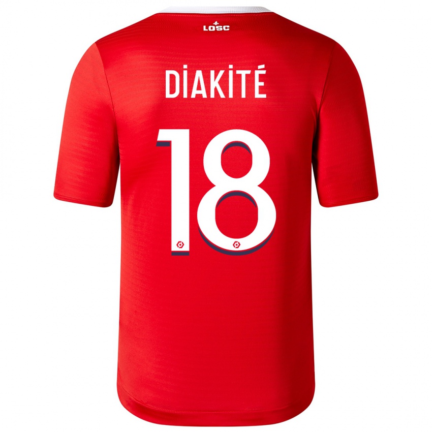 Barn Bafodé Diakité #18 Rød Hjemmetrøye Drakt Trøye 2023/24 Skjorter T-Skjorte