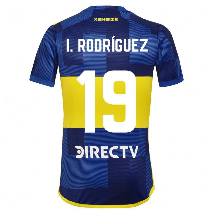 Barn Ignacio Rodríguez #19 Mørk Blå Gul Hjemmetrøye Drakt Trøye 2023/24 Skjorter T-Skjorte