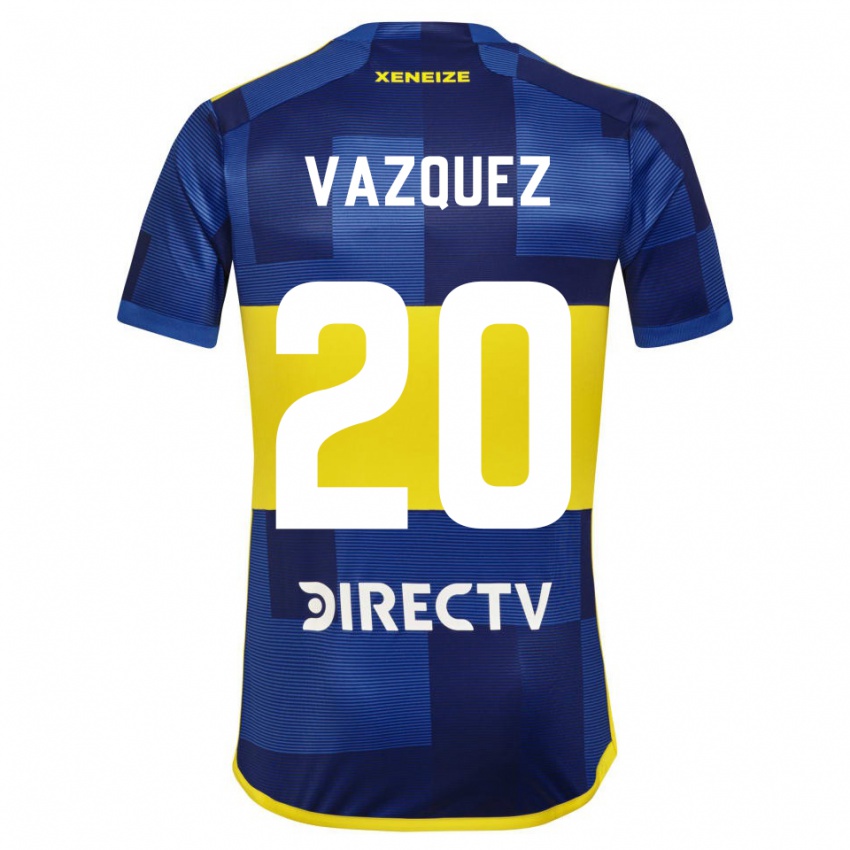 Barn Constanza Vazquez #20 Mørk Blå Gul Hjemmetrøye Drakt Trøye 2023/24 Skjorter T-Skjorte