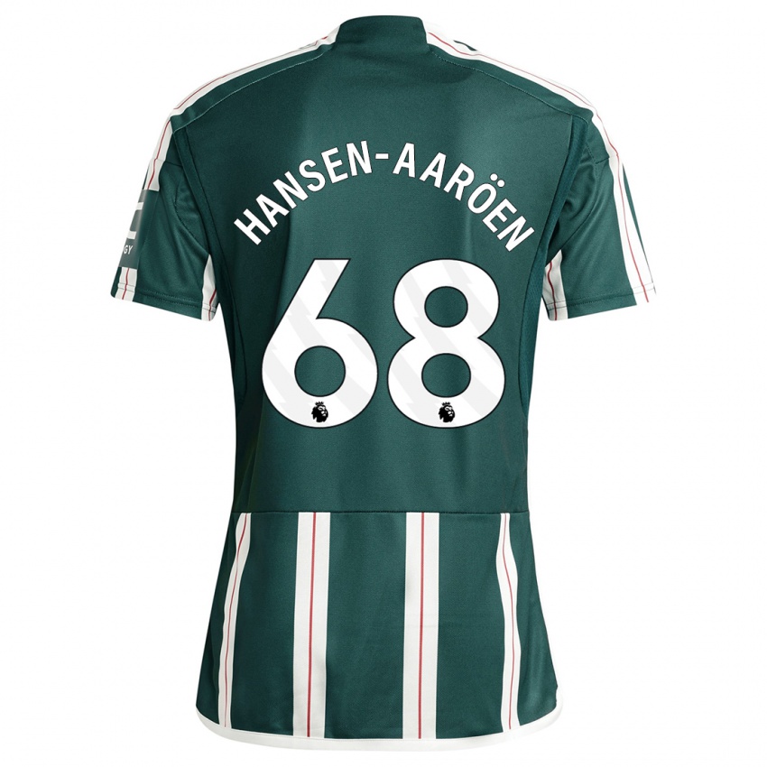 Barn Isak Hansen-Aaröen #68 Mørk Grønn Bortetrøye Drakt Trøye 2023/24 Skjorter T-Skjorte