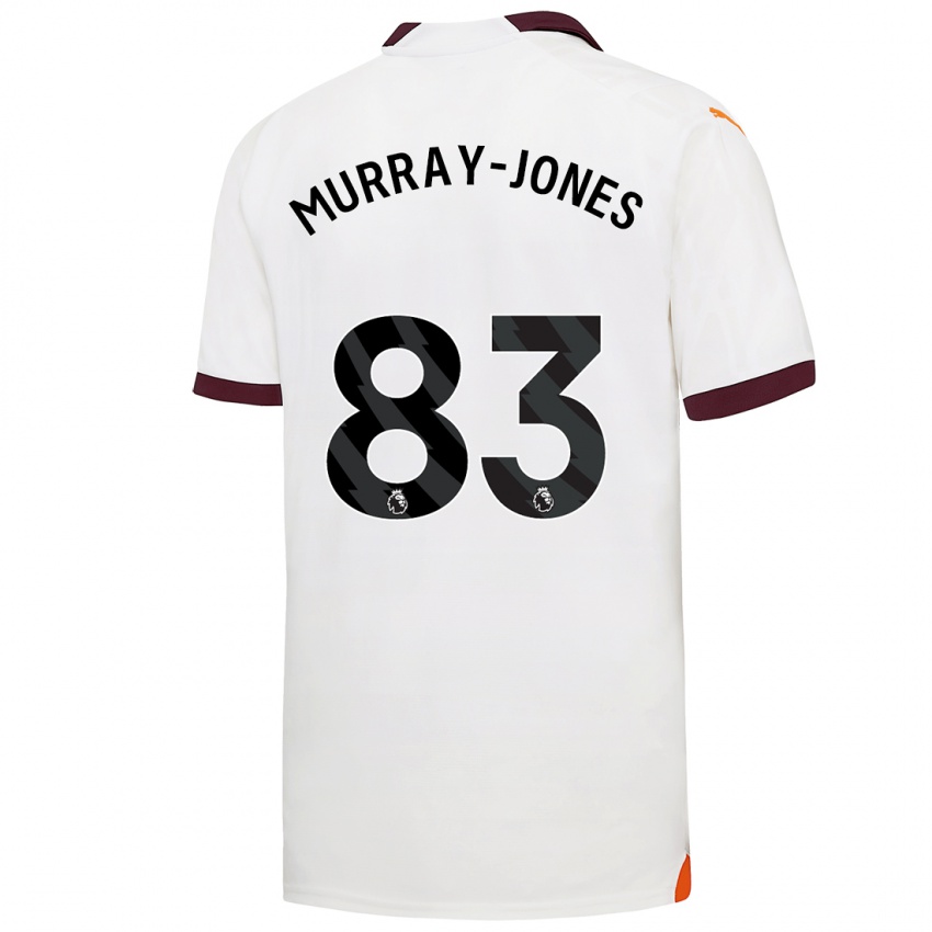 Barn George Murray-Jones #83 Hvit Bortetrøye Drakt Trøye 2023/24 Skjorter T-Skjorte