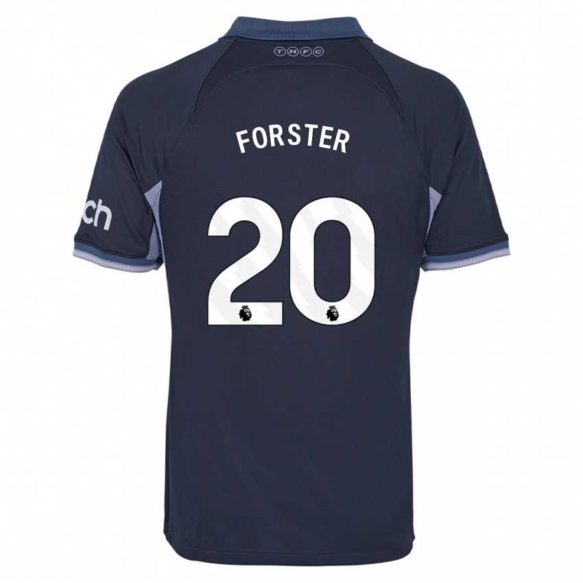 Barn Fraser Forster #20 Mørke Blå Bortetrøye Drakt Trøye 2023/24 Skjorter T-Skjorte