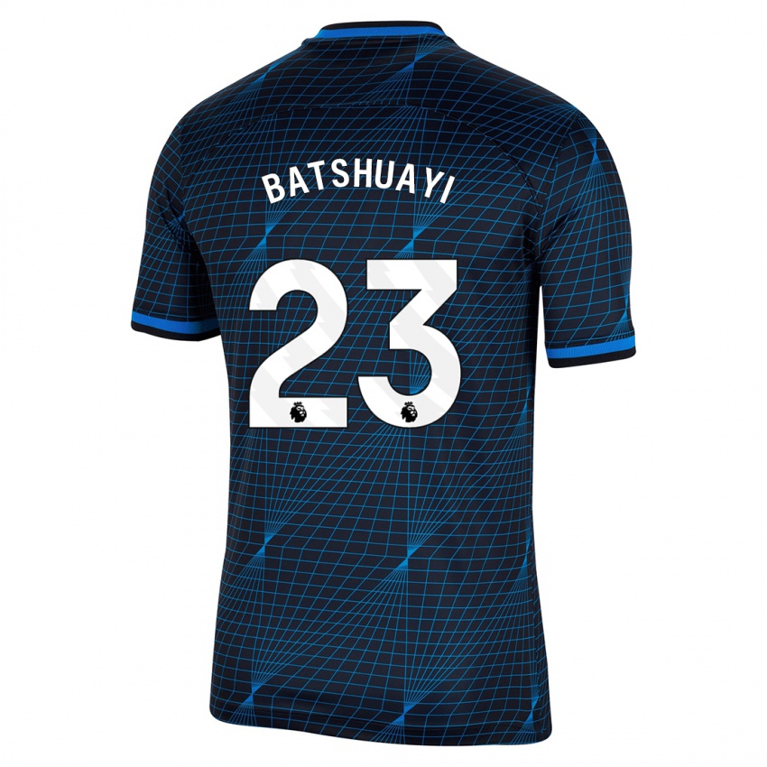 Barn Michy Batshuayi #23 Mørke Blå Bortetrøye Drakt Trøye 2023/24 Skjorter T-Skjorte
