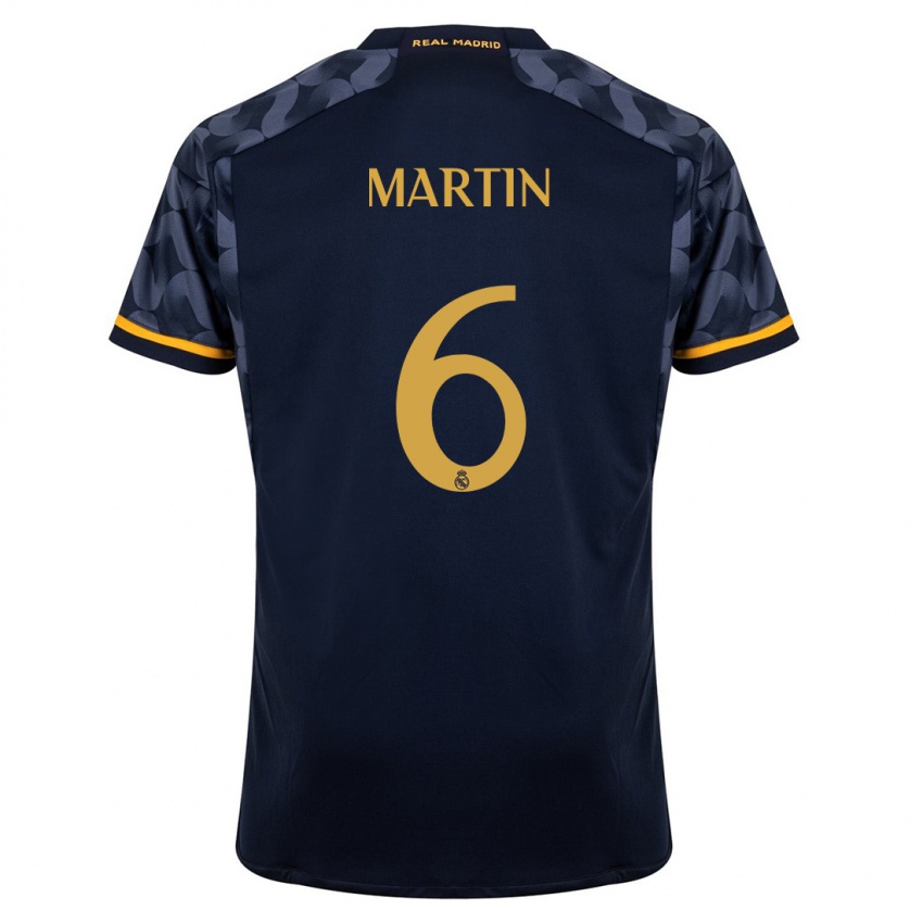Barn Mario Martin #6 Mørke Blå Bortetrøye Drakt Trøye 2023/24 Skjorter T-Skjorte