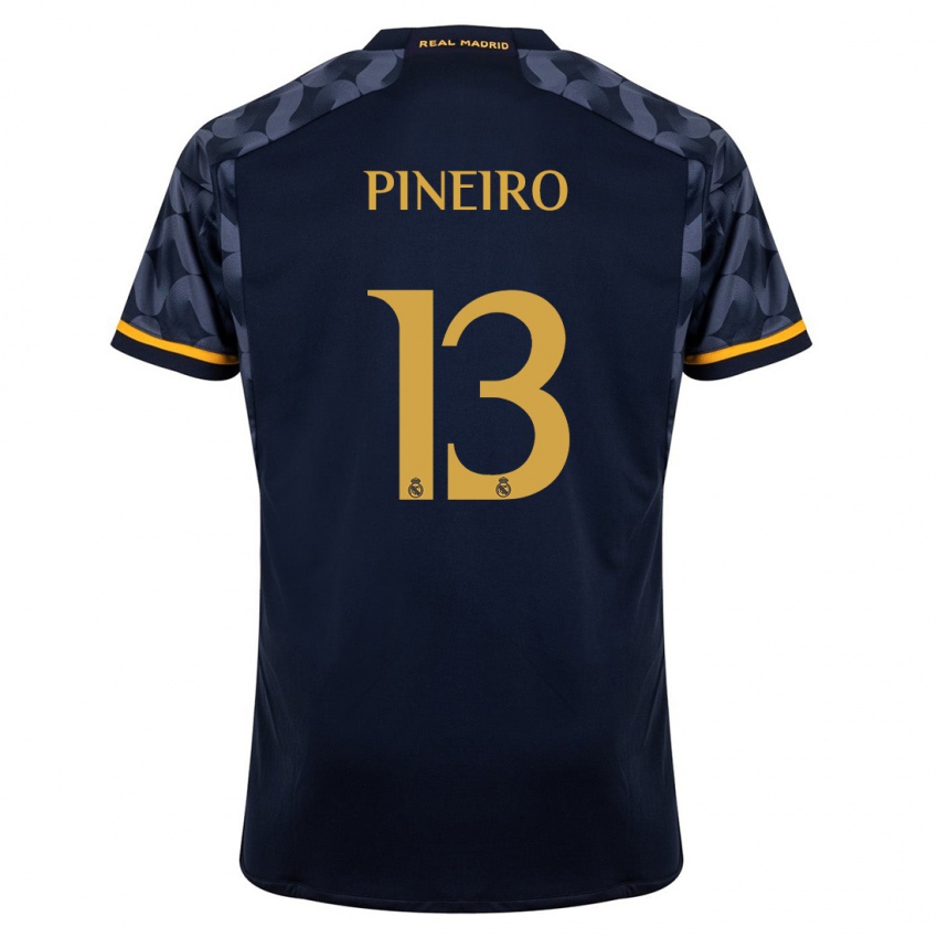 Barn Diego Pineiro #13 Mørke Blå Bortetrøye Drakt Trøye 2023/24 Skjorter T-Skjorte