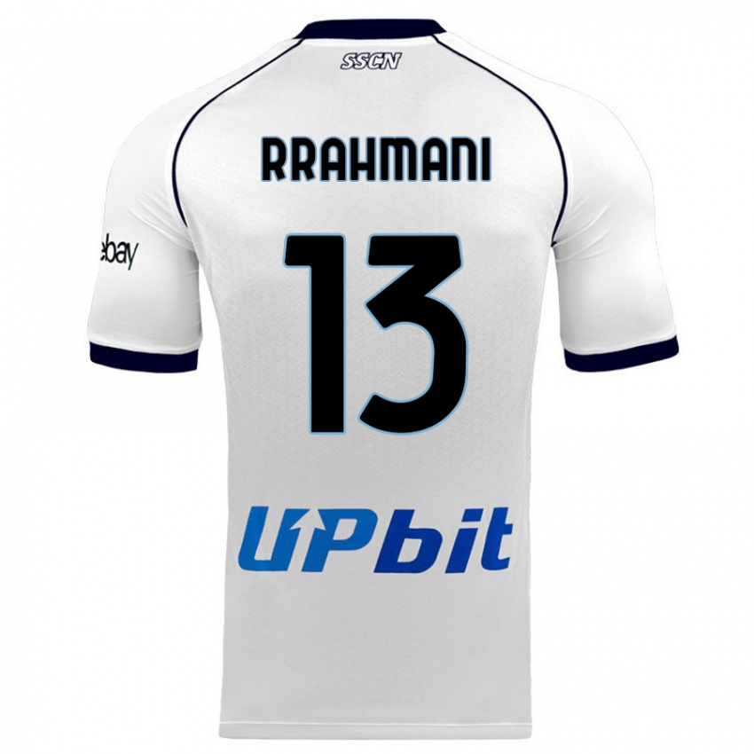 Barn Amir Rrahmani #13 Hvit Bortetrøye Drakt Trøye 2023/24 Skjorter T-Skjorte