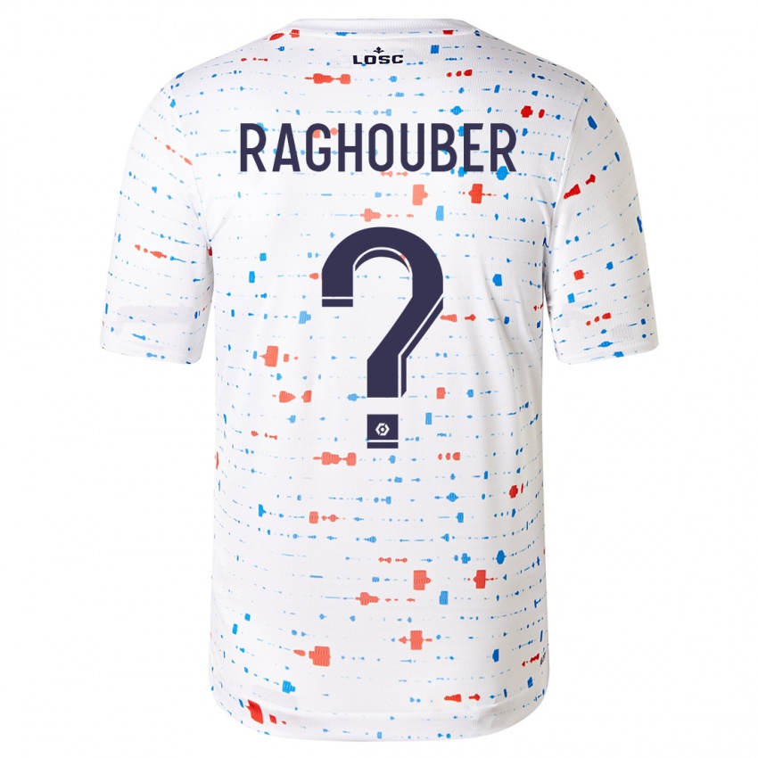 Barn Ugo Raghouber #0 Hvit Bortetrøye Drakt Trøye 2023/24 Skjorter T-Skjorte