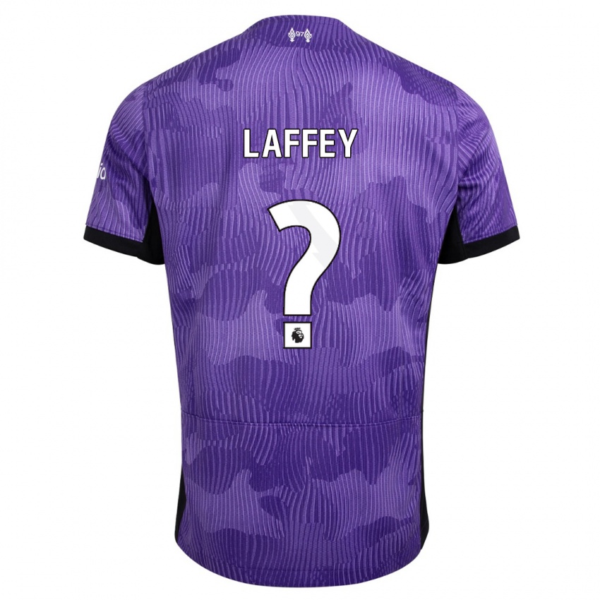 Barn Michael Laffey #0 Lilla Tredje Sett Drakt Trøye 2023/24 Skjorter T-Skjorte