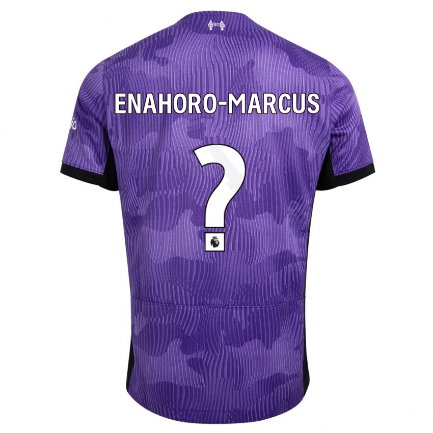 Barn Louis Enahoro-Marcus #0 Lilla Tredje Sett Drakt Trøye 2023/24 Skjorter T-Skjorte