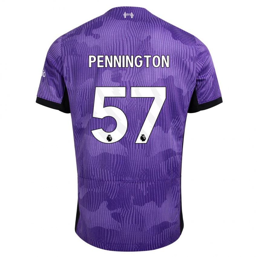 Barn Cody Pennington #57 Lilla Tredje Sett Drakt Trøye 2023/24 Skjorter T-Skjorte