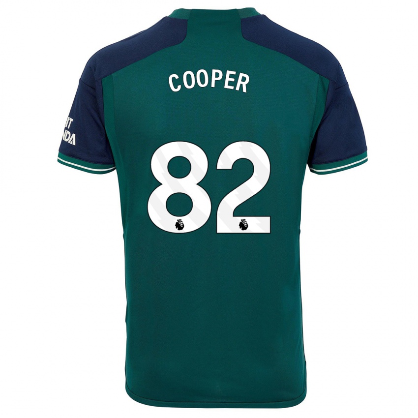Barn Noah Cooper #82 Grønn Tredje Sett Drakt Trøye 2023/24 Skjorter T-Skjorte