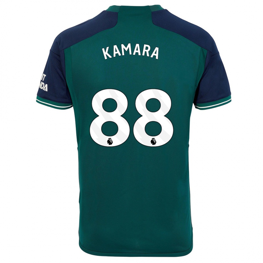 Barn Osman Kamara #88 Grønn Tredje Sett Drakt Trøye 2023/24 Skjorter T-Skjorte