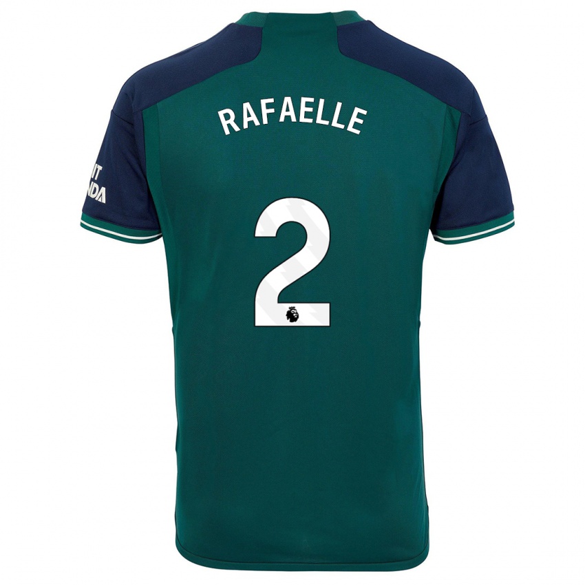 Barn Rafaelle Souza #2 Grønn Tredje Sett Drakt Trøye 2023/24 Skjorter T-Skjorte