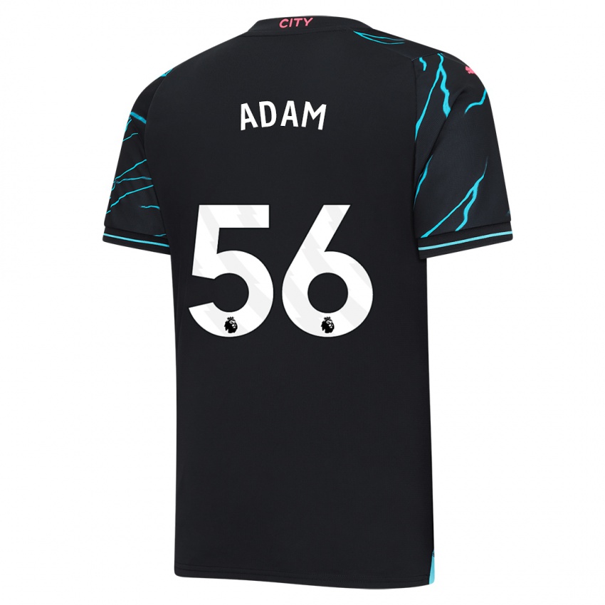 Barn Josh Adam #56 Mørke Blå Tredje Sett Drakt Trøye 2023/24 Skjorter T-Skjorte