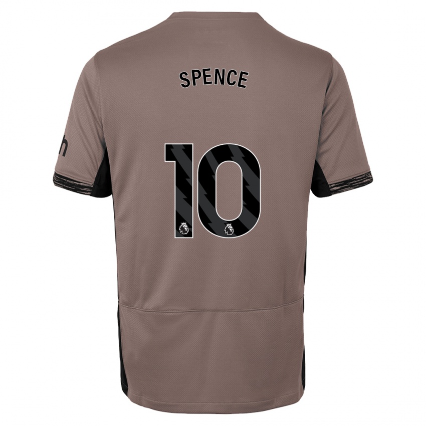 Barn Drew Spence #10 Mørk Beige Tredje Sett Drakt Trøye 2023/24 Skjorter T-Skjorte