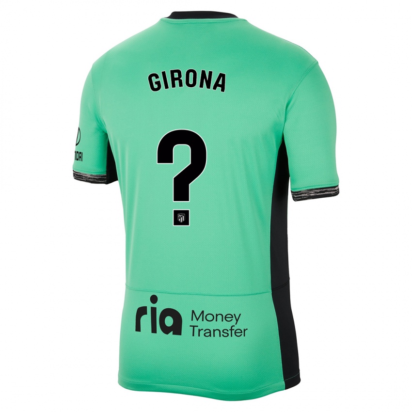 Barn Raúl Girona #0 Vårgrønn Tredje Sett Drakt Trøye 2023/24 Skjorter T-Skjorte