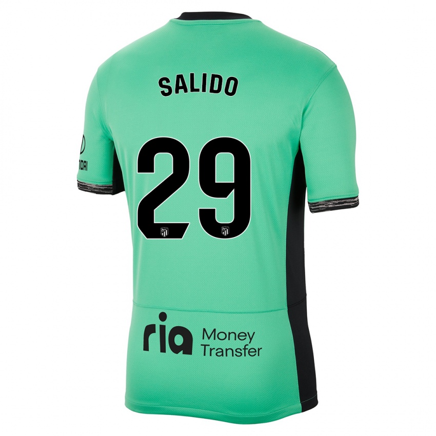 Barn Alberto Salido #29 Vårgrønn Tredje Sett Drakt Trøye 2023/24 Skjorter T-Skjorte