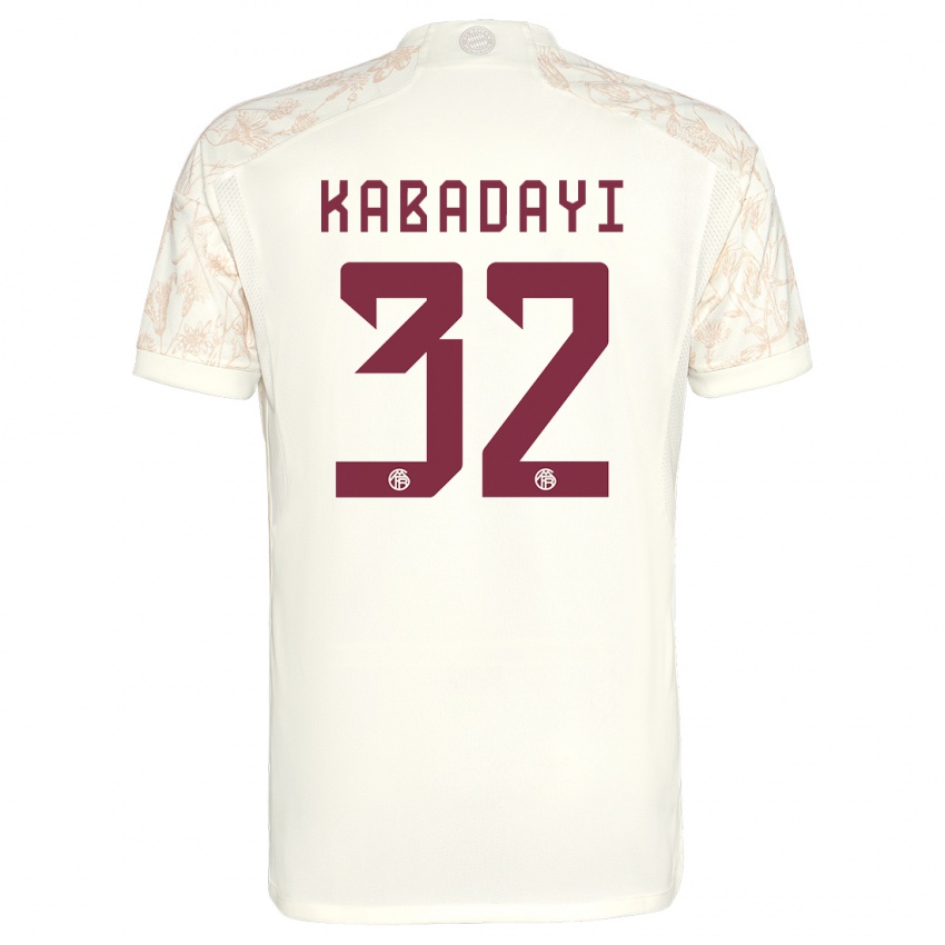 Barn Yusuf Kabadayi #32 Off White Tredje Sett Drakt Trøye 2023/24 Skjorter T-Skjorte