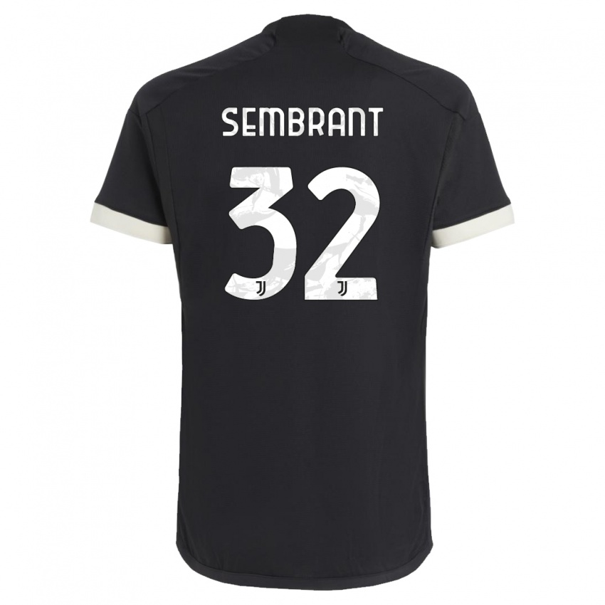 Barn Linda Sembrant #32 Svart Tredje Sett Drakt Trøye 2023/24 Skjorter T-Skjorte