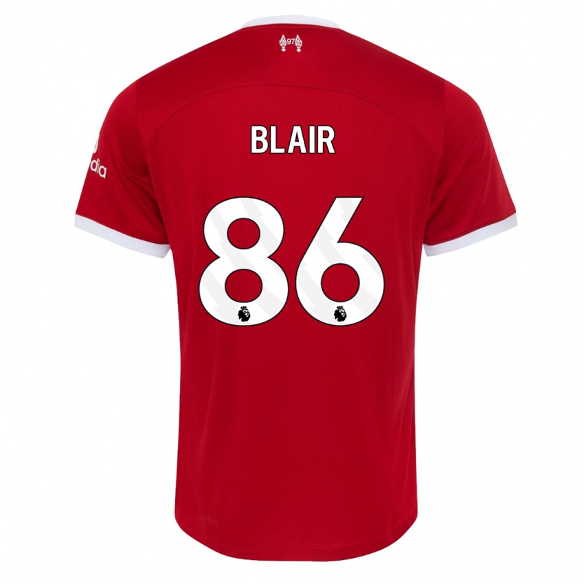 Mann Harvey Blair #86 Rød Hjemmetrøye Drakt Trøye 2023/24 Skjorter T-Skjorte