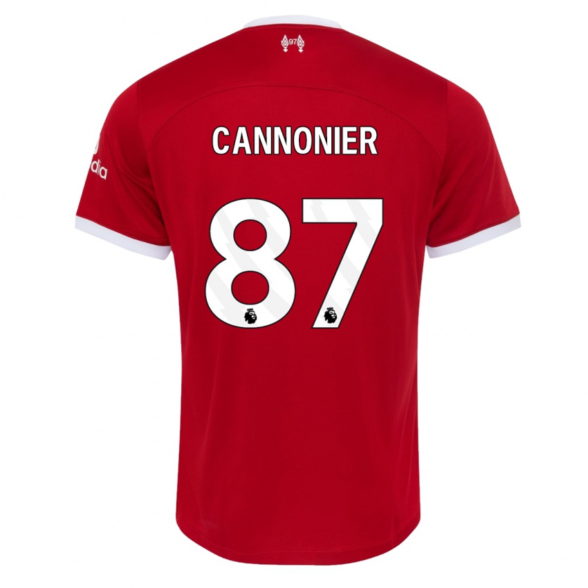 Mann Oakley Cannonier #87 Rød Hjemmetrøye Drakt Trøye 2023/24 Skjorter T-Skjorte