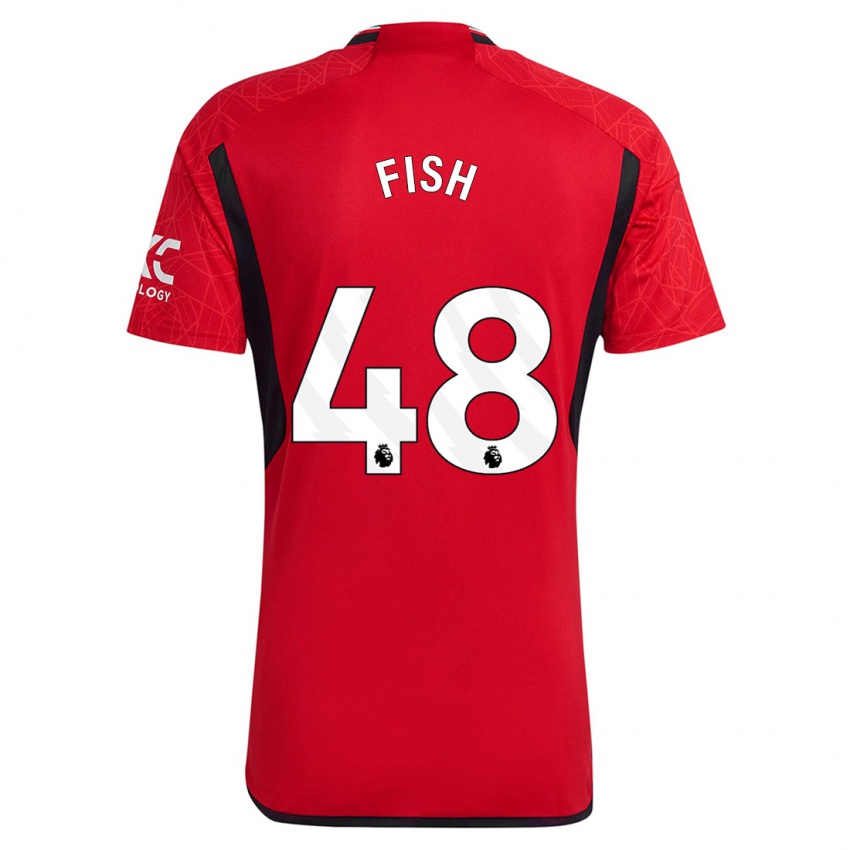 Mann Will Fish #48 Rød Hjemmetrøye Drakt Trøye 2023/24 Skjorter T-Skjorte