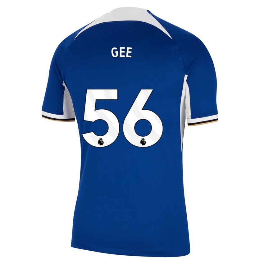Mann Billy Gee #56 Blå Hjemmetrøye Drakt Trøye 2023/24 Skjorter T-Skjorte