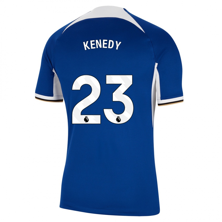 Mann Robert Kenedy #23 Blå Hjemmetrøye Drakt Trøye 2023/24 Skjorter T-Skjorte