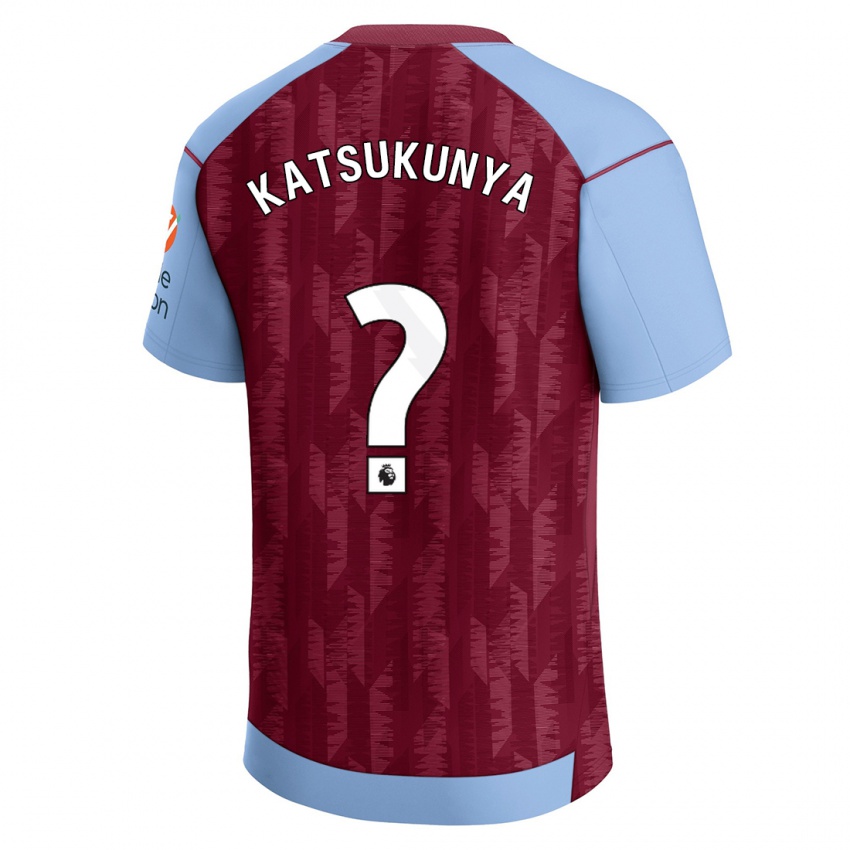 Mann Thierry Katsukunya #0 Klart Blå Hjemmetrøye Drakt Trøye 2023/24 Skjorter T-Skjorte