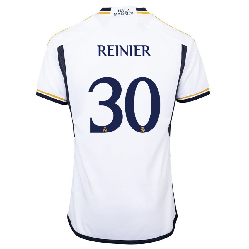 Mann Reinier #30 Hvit Hjemmetrøye Drakt Trøye 2023/24 Skjorter T-Skjorte