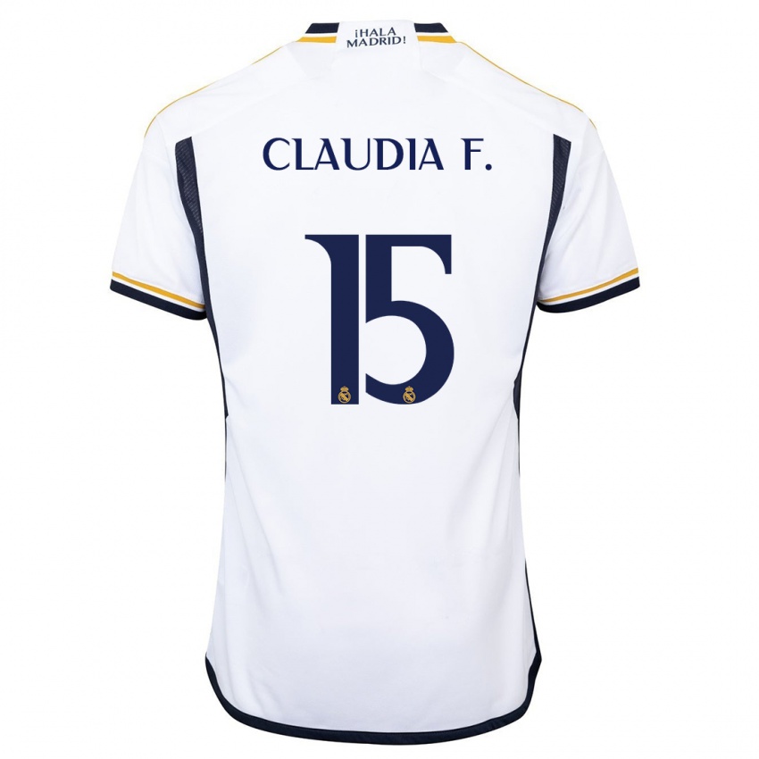 Mann Claudia Florentino #15 Hvit Hjemmetrøye Drakt Trøye 2023/24 Skjorter T-Skjorte