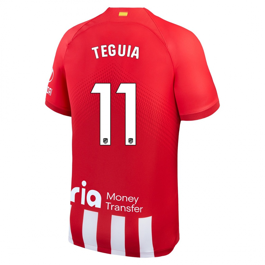 Mann Cedric Teguia #11 Rød Hvit Hjemmetrøye Drakt Trøye 2023/24 Skjorter T-Skjorte