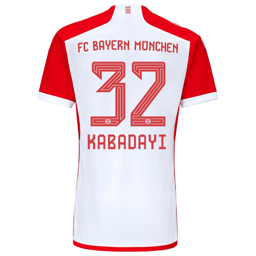 Mann Yusuf Kabadayi #32 Rød Hvit Hjemmetrøye Drakt Trøye 2023/24 Skjorter T-Skjorte