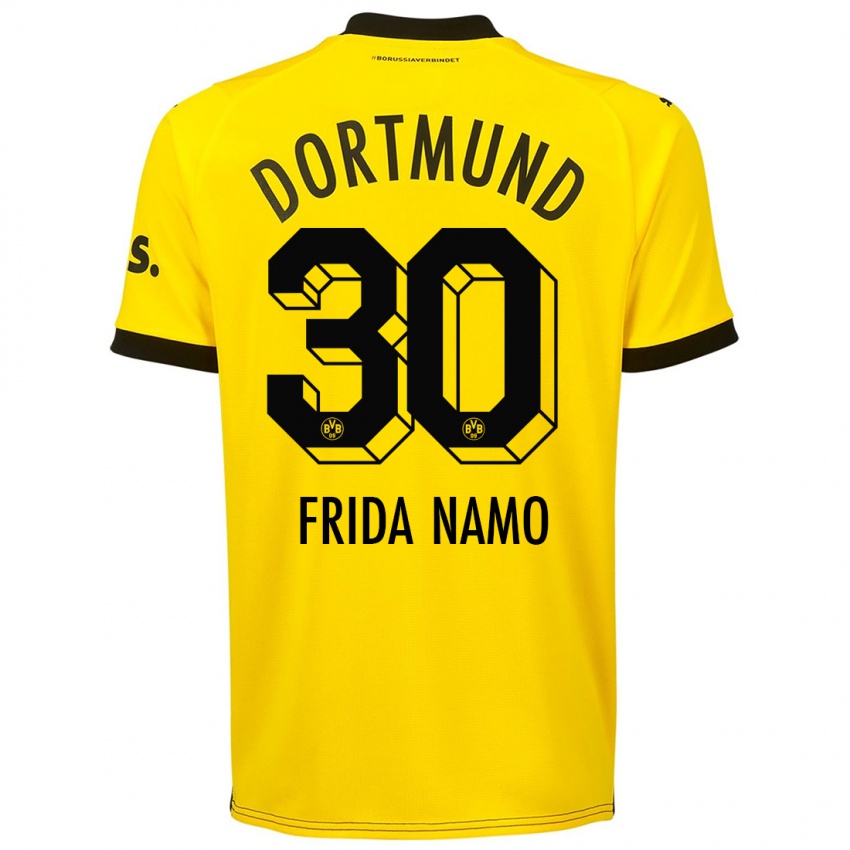 Mann Ronning Frida Namo #30 Gul Hjemmetrøye Drakt Trøye 2023/24 Skjorter T-Skjorte