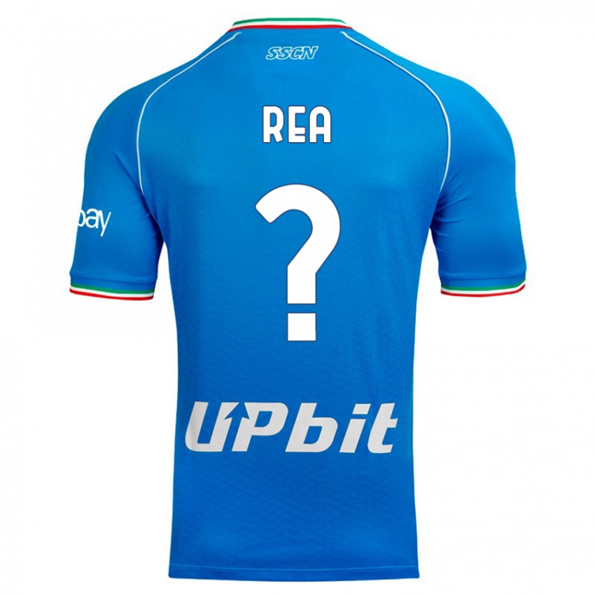 Mann Roberto Rea #0 Himmelblå Hjemmetrøye Drakt Trøye 2023/24 Skjorter T-Skjorte