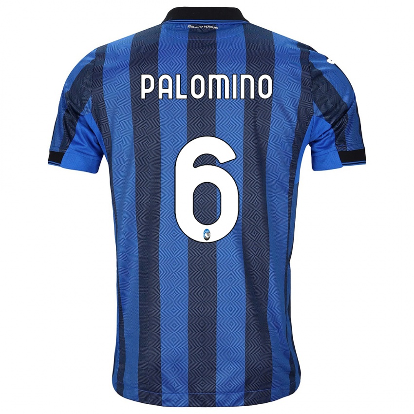 Mann Jose Luis Palomino #6 Svart Blå Hjemmetrøye Drakt Trøye 2023/24 Skjorter T-Skjorte