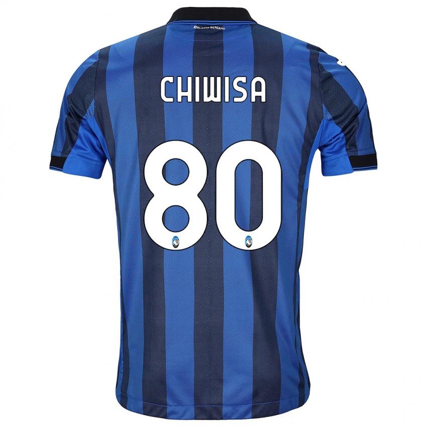 Mann Mannah Chiwisa #80 Svart Blå Hjemmetrøye Drakt Trøye 2023/24 Skjorter T-Skjorte