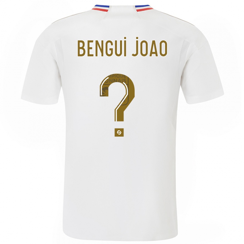Mann Justin Bengui Joao #0 Hvit Hjemmetrøye Drakt Trøye 2023/24 Skjorter T-Skjorte