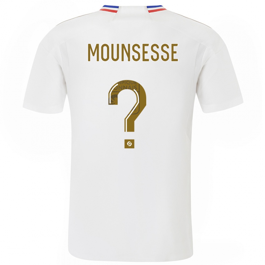 Mann Jeremy Mounsesse #0 Hvit Hjemmetrøye Drakt Trøye 2023/24 Skjorter T-Skjorte