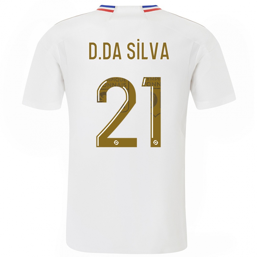 Mann Damien Da Silva #21 Hvit Hjemmetrøye Drakt Trøye 2023/24 Skjorter T-Skjorte