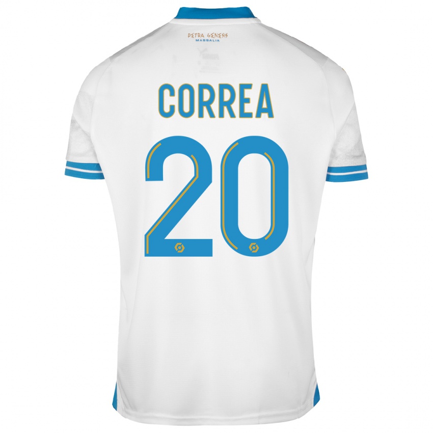 Mann Joaquin Correa #20 Hvit Hjemmetrøye Drakt Trøye 2023/24 Skjorter T-Skjorte