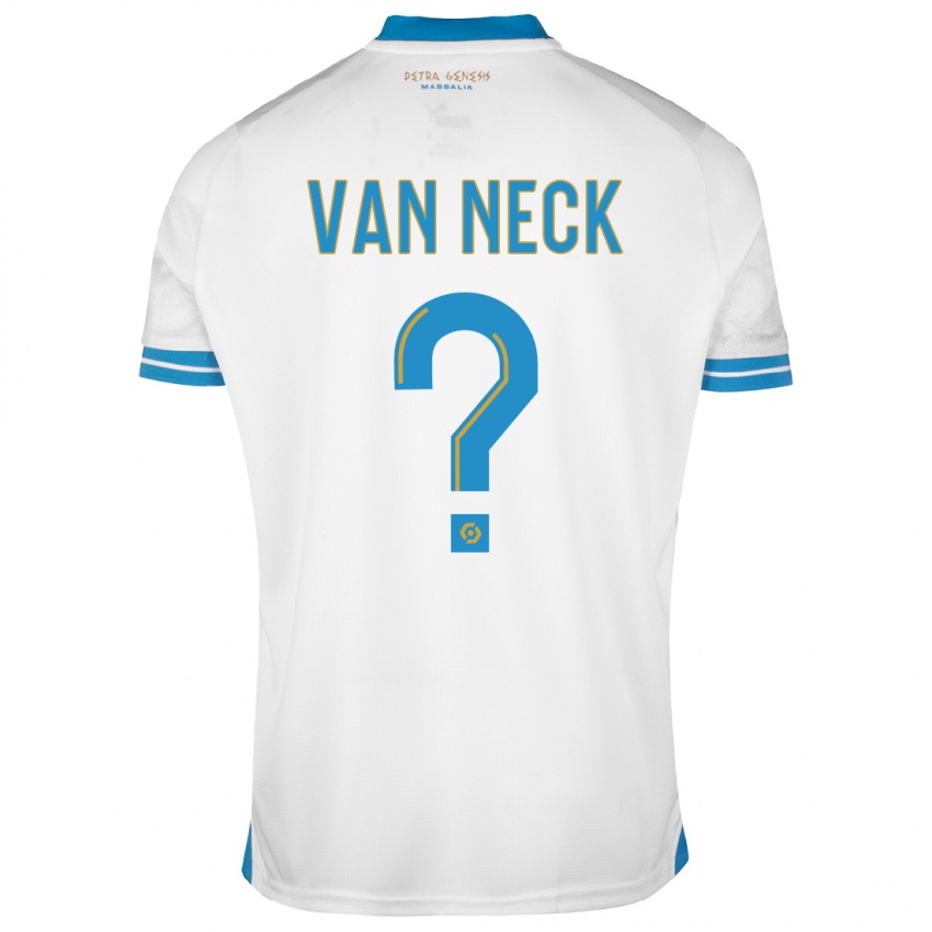 Mann Jelle Van Neck #0 Hvit Hjemmetrøye Drakt Trøye 2023/24 Skjorter T-Skjorte