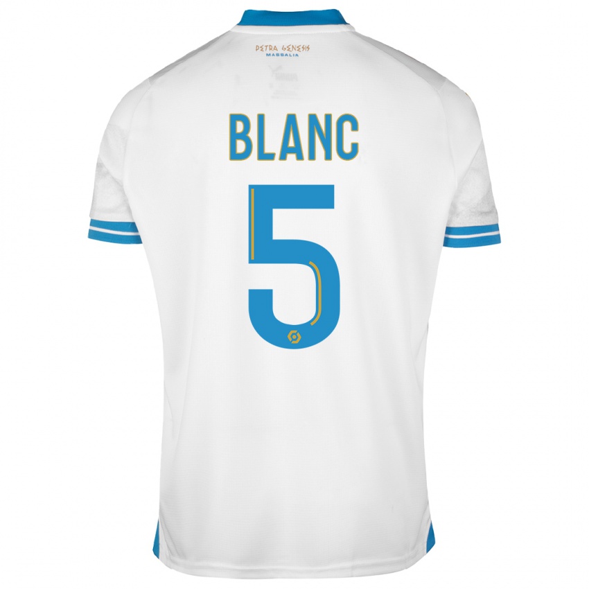Mann Amandine Blanc #5 Hvit Hjemmetrøye Drakt Trøye 2023/24 Skjorter T-Skjorte