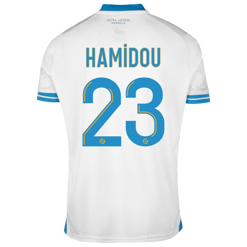 Mann Jamila Hamidou #23 Hvit Hjemmetrøye Drakt Trøye 2023/24 Skjorter T-Skjorte