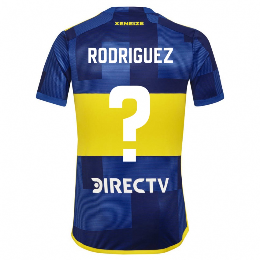 Mann Roman Rodriguez #0 Mørk Blå Gul Hjemmetrøye Drakt Trøye 2023/24 Skjorter T-Skjorte